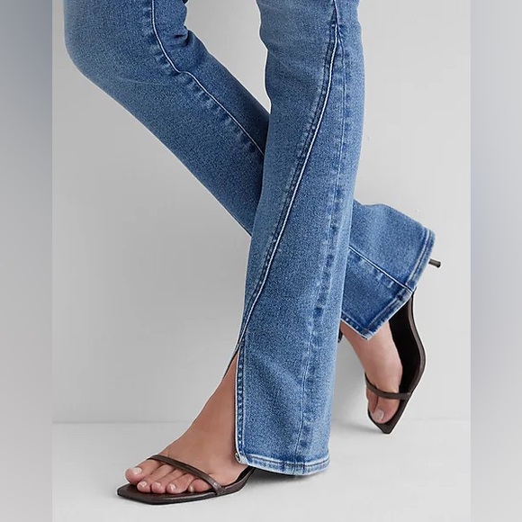 Express Women’s Skinny Mid Rise Medium Jeans Wash size 00R - Picture 2 of 6